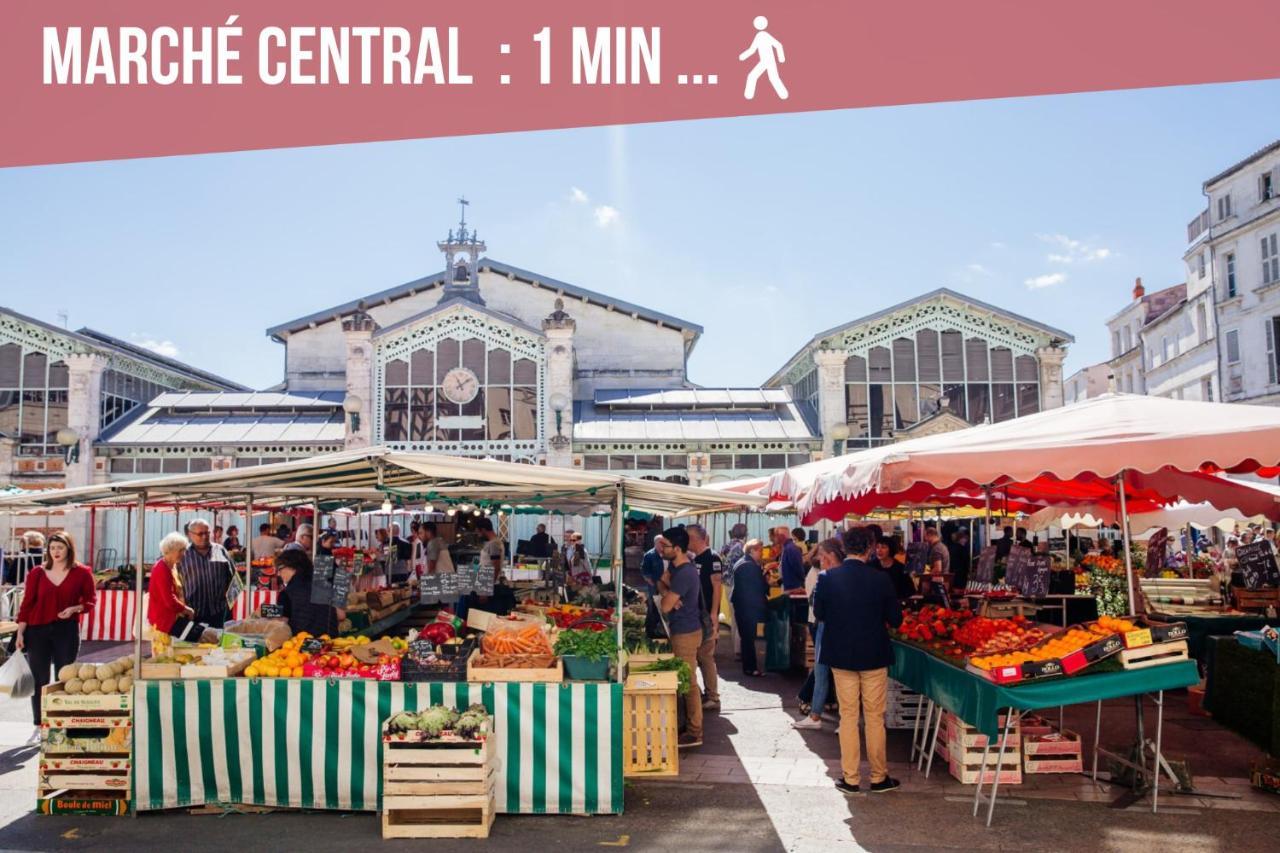 Ღ Marche Central • Au Coeur De Ville & Spacieux La Rochelle  Exteriér fotografie